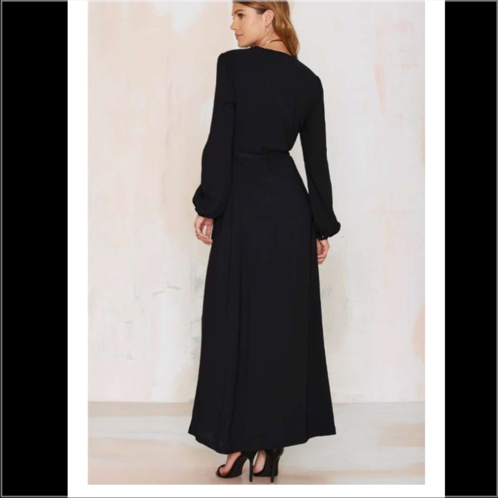 Black dress maxi - Picture 2 of 3